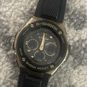 Casio G-Shock Black with Gold Accents watch